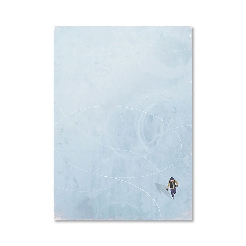 'Alone Girl' Minimalist Canvas Print Poster - The House Of BLOC