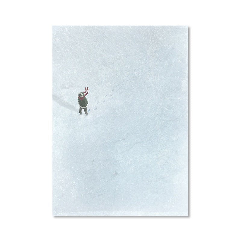 'Alone Girl' Minimalist Canvas Print Poster - The House Of BLOC