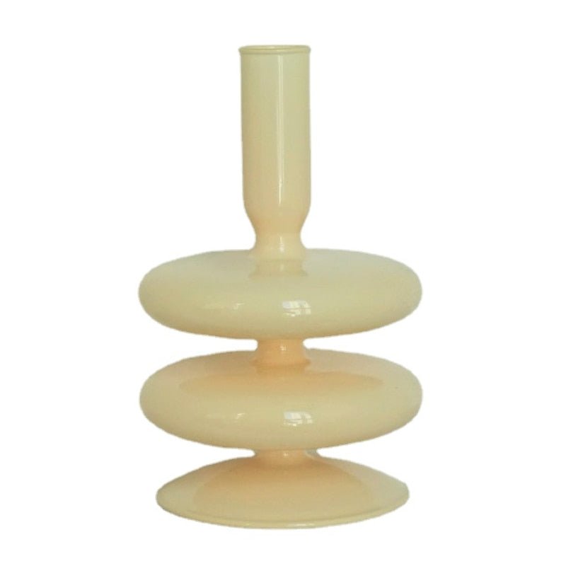 Stylish Ivory Coloured Candle Holders - The House Of BLOC