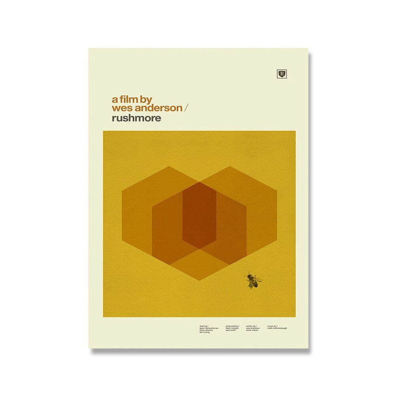 Wes Anderson Minimalist Movie Inspired Canvas Wall Art Posters - The House Of BLOC