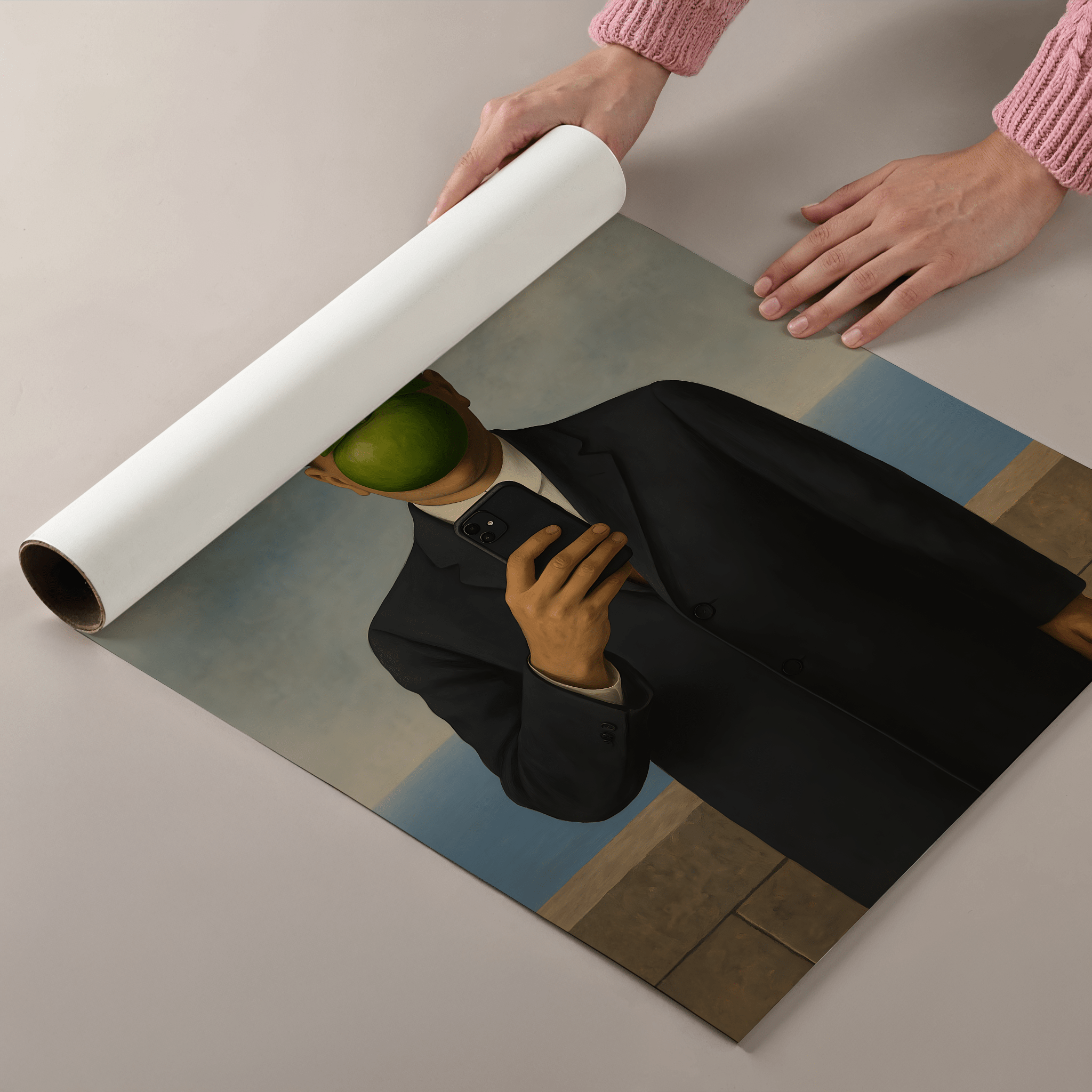 21st Century Son Of Man - Premium Semi - Glossy Poster - The House Of BLOC