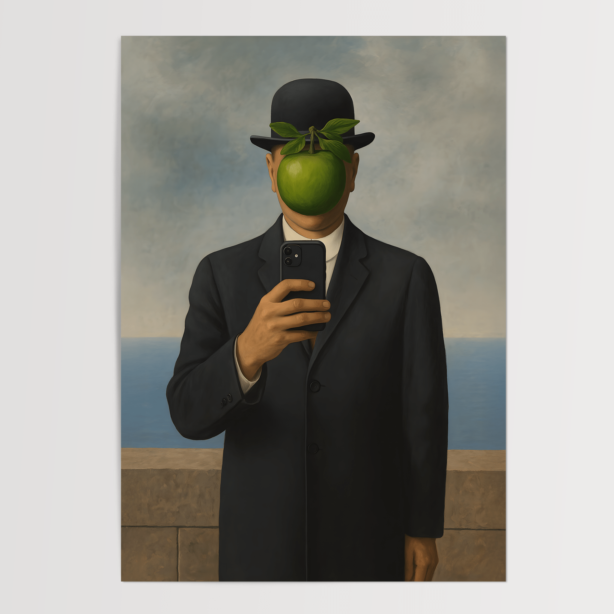 21st Century Son Of Man - Premium Semi - Glossy Poster - The House Of BLOC