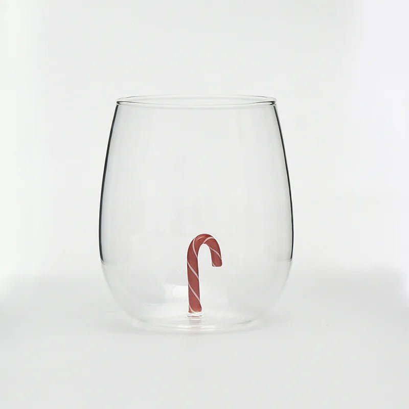 3D Christmas Themed Glass - The House Of BLOC