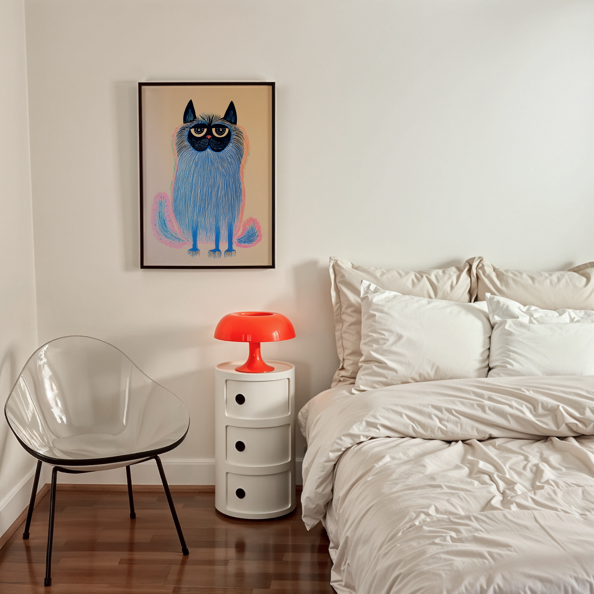 Lord Fluffington - Premium Semi-Glossy Poster