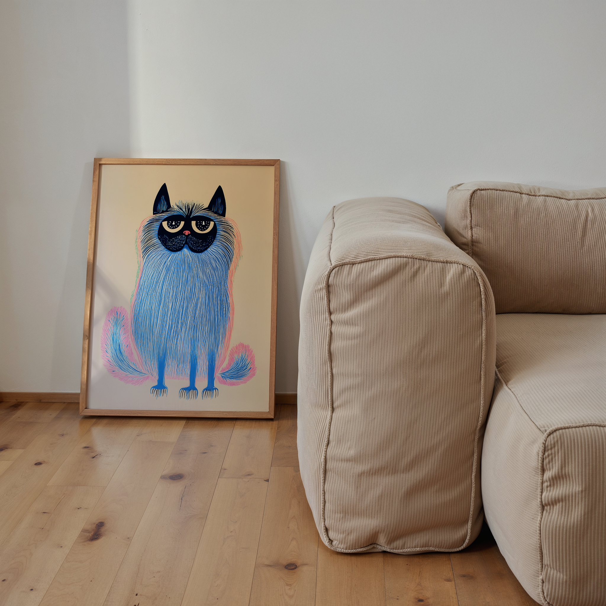 Lord Fluffington - Premium Semi-Glossy Poster