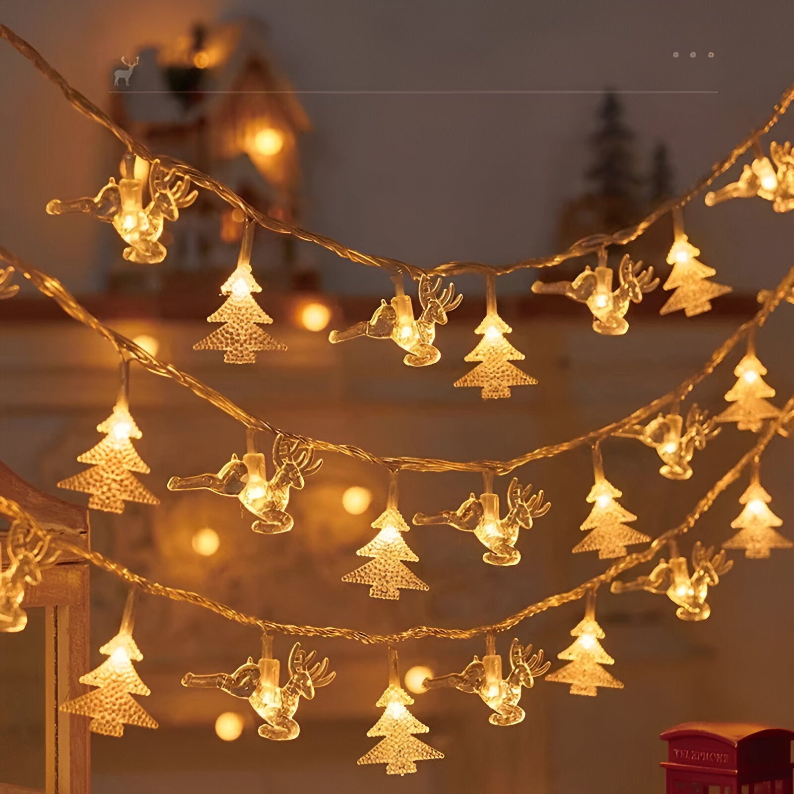 Christmas Decoration Fairy Light Garland