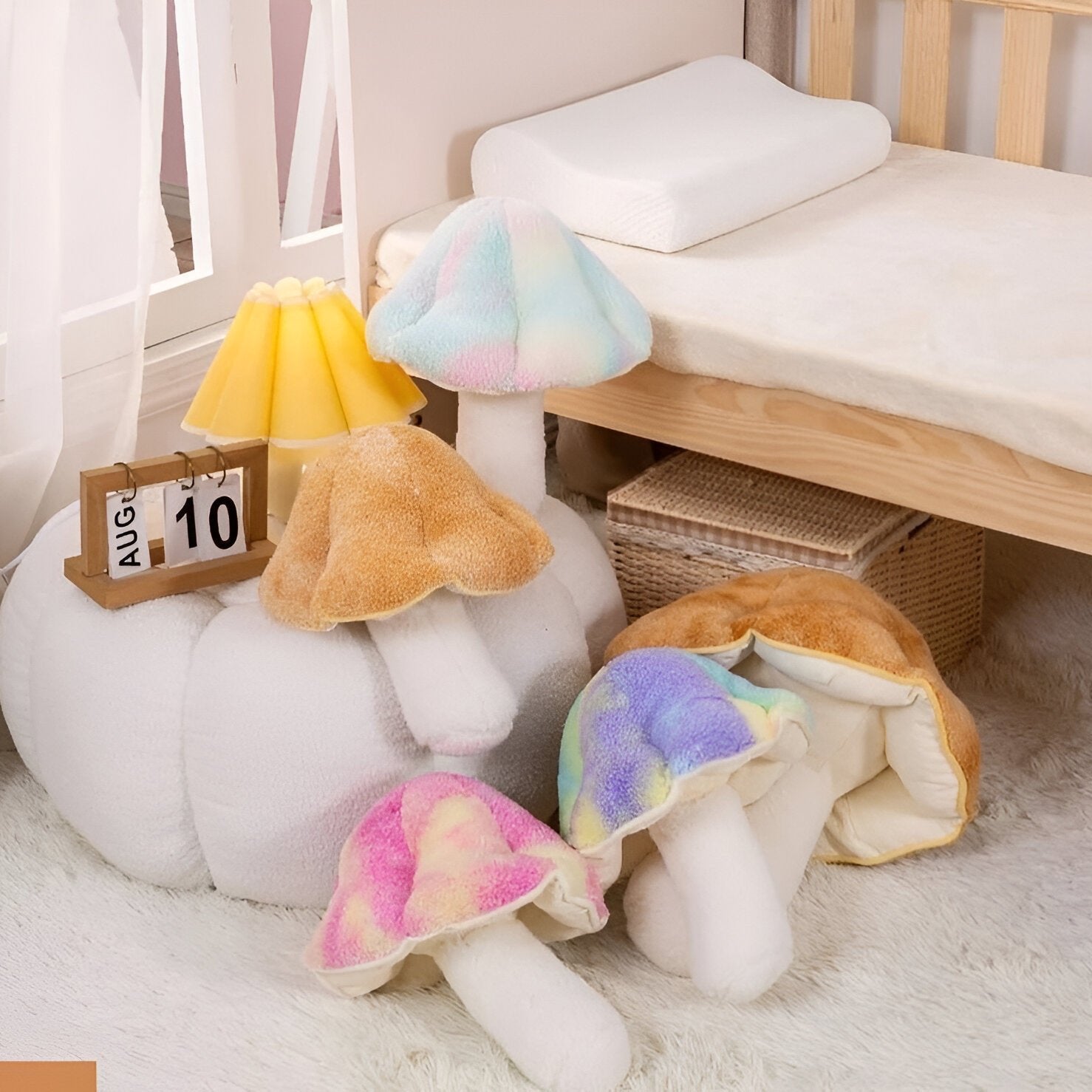 Children's Plush Mushroom Cushion