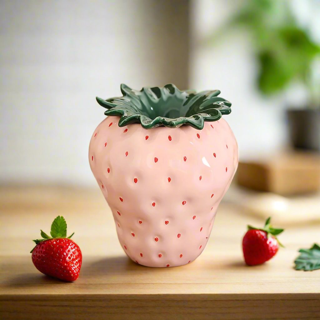 Ceramic Strawberry Shape Ashtray