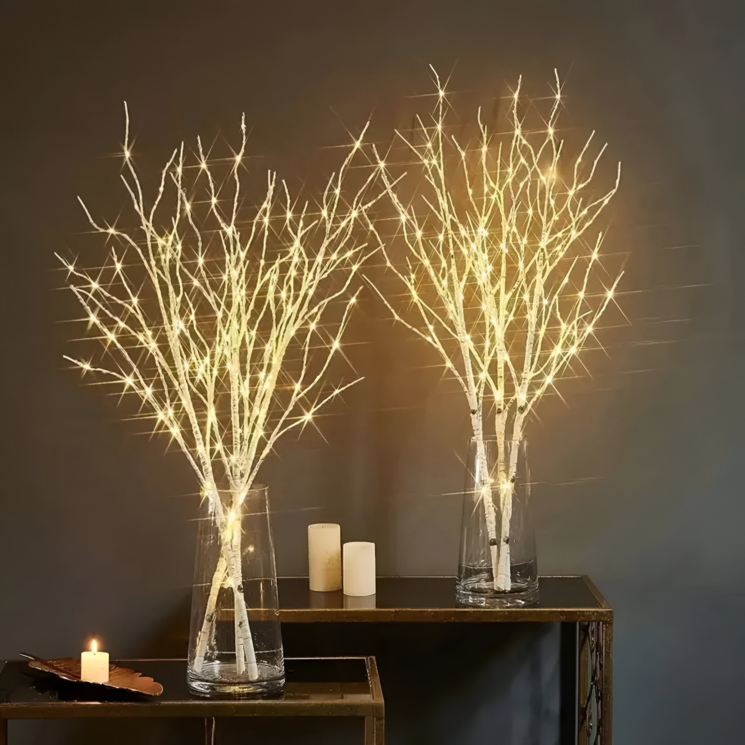 White Birch Branch Light Christmas Decoration