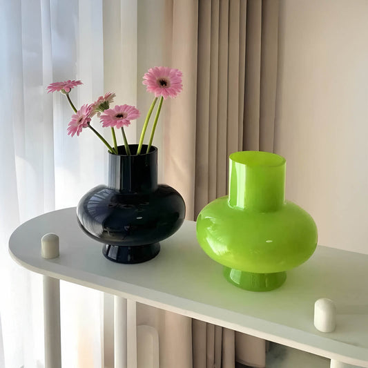 Subtle Rounded Glass Vase