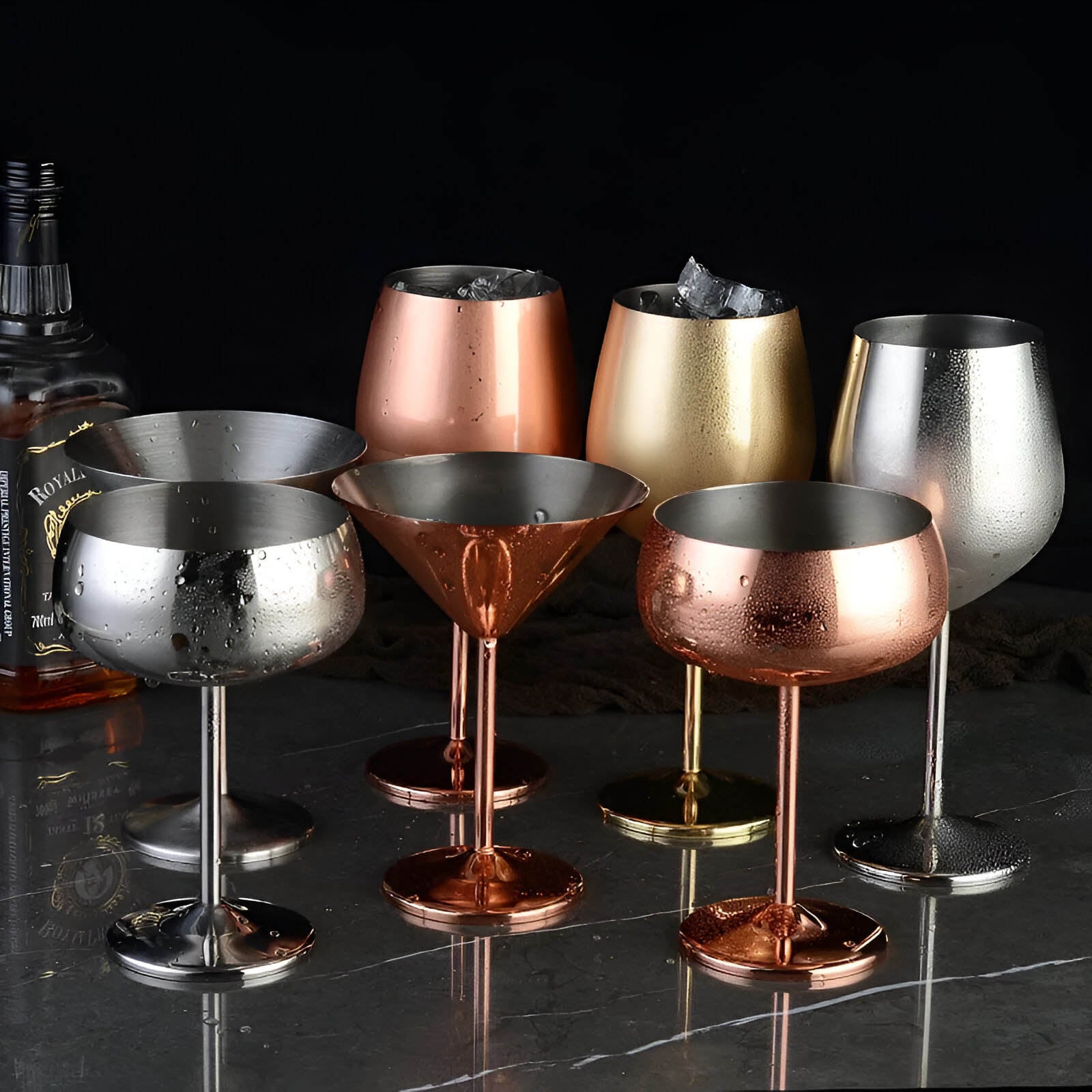 Stainless Steel Plated Wine Goblet