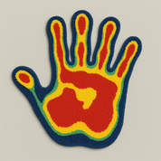 Acid Palm Plush Soft Rug - The House Of BLOC