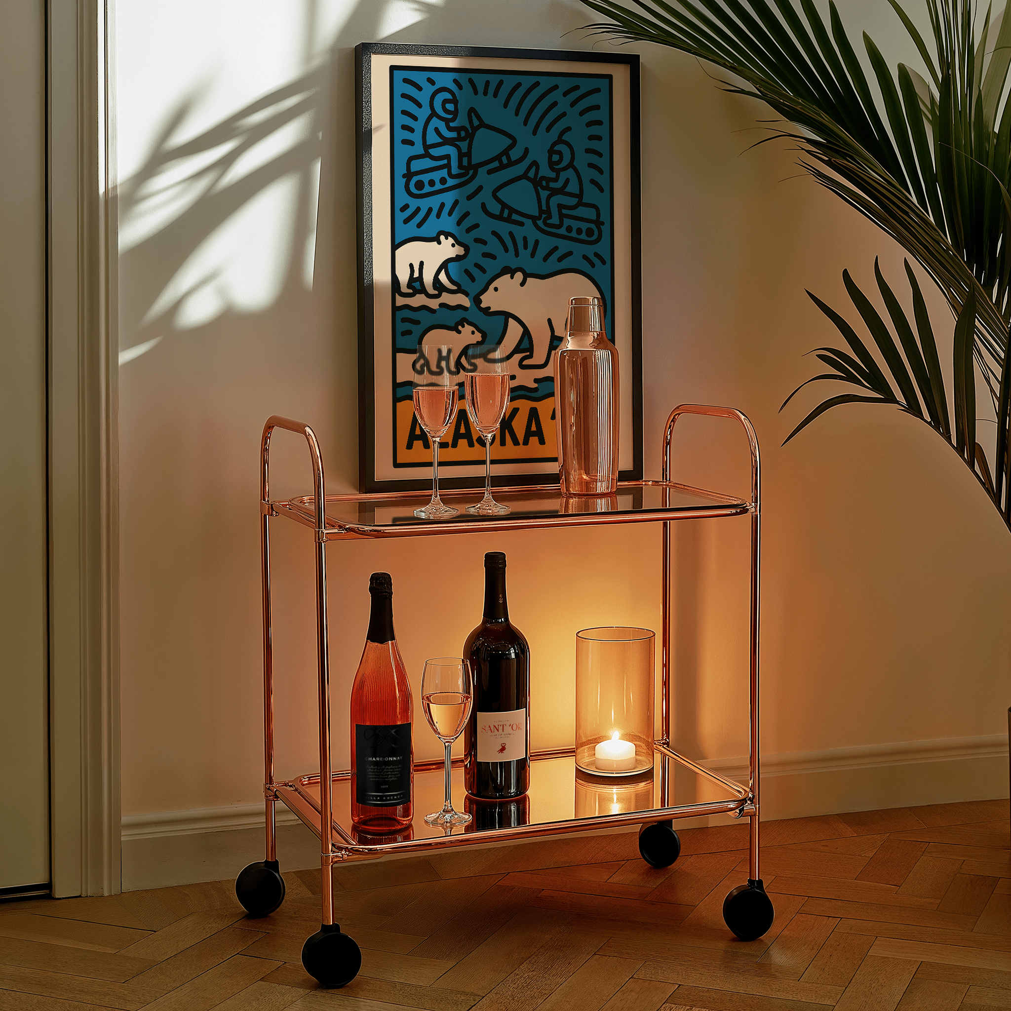 Alaska Poster - Keith Haring Inspired - Premium Semi - Glossy Poster - The House Of BLOC