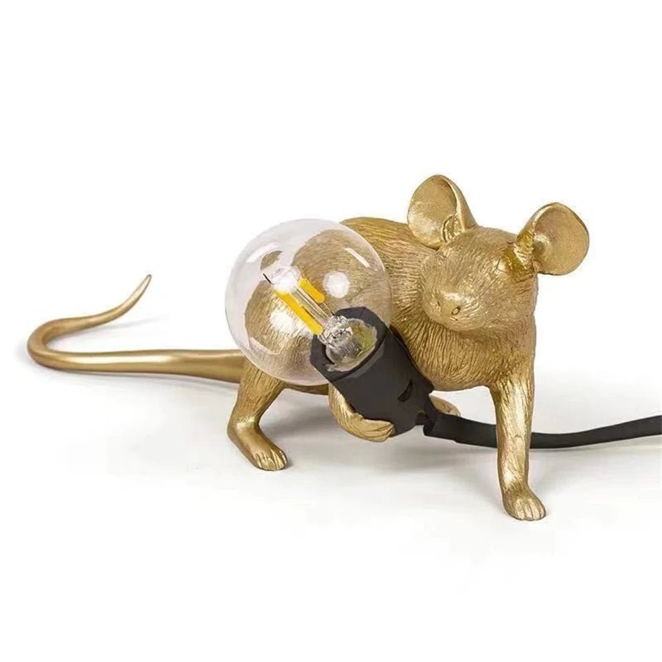 Art Deco Style Mouse Table Lamp - The House Of BLOC