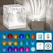 Aurora Water Ripple Projector Night Light - The House Of BLOC
