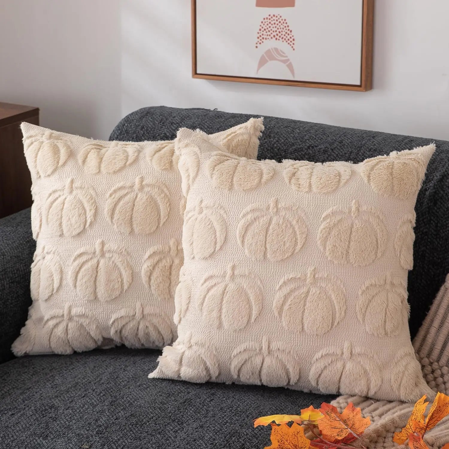 Autumn Colours Inspired Pumpkin Cushion Cover - The House Of BLOC