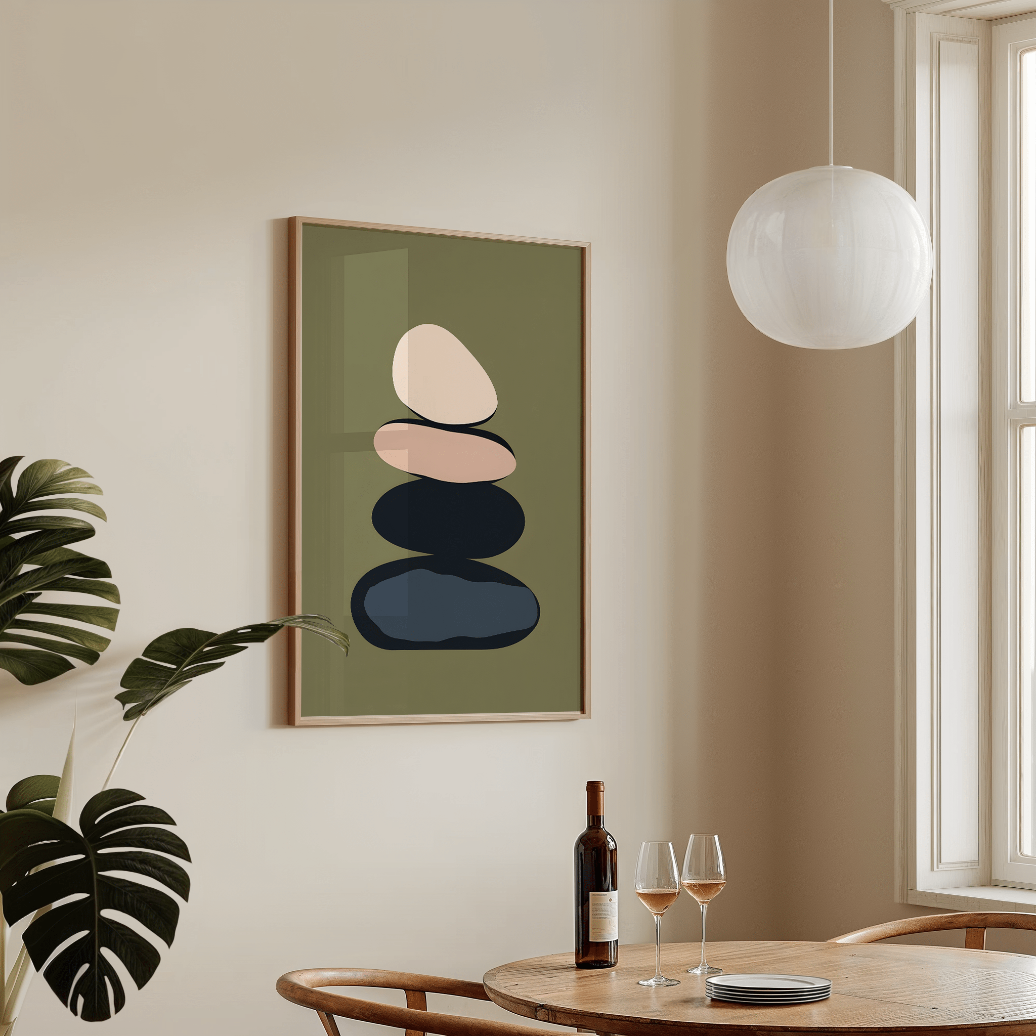 Balance In Silence - Premium Semi - Glossy Poster - The House Of BLOC