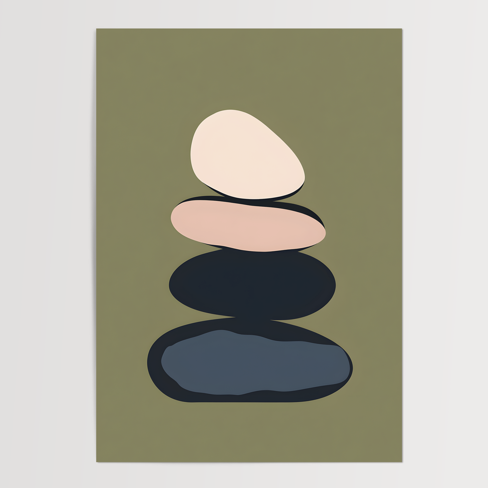 Balance In Silence - Premium Semi - Glossy Poster - The House Of BLOC