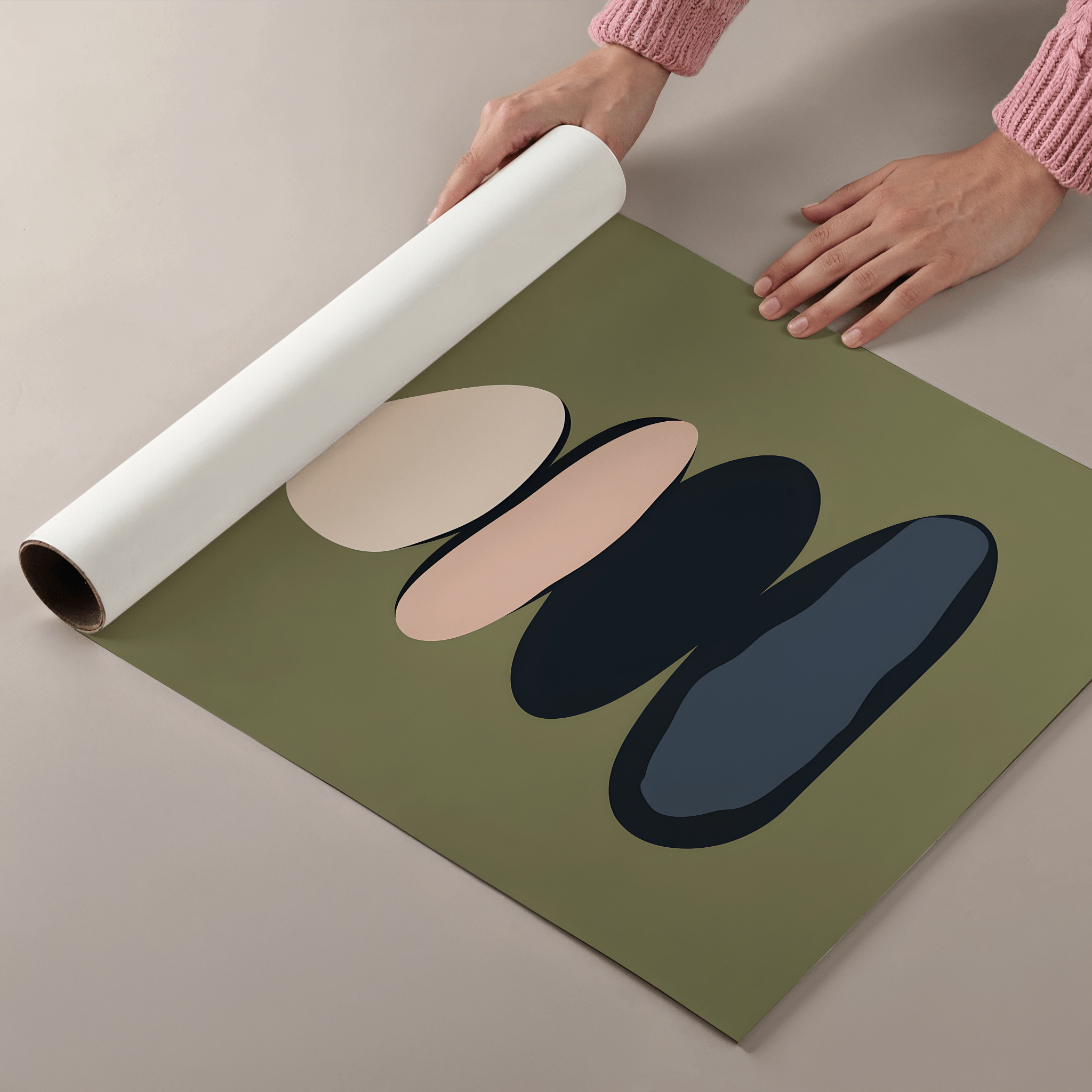 Balance In Silence - Premium Semi - Glossy Poster - The House Of BLOC