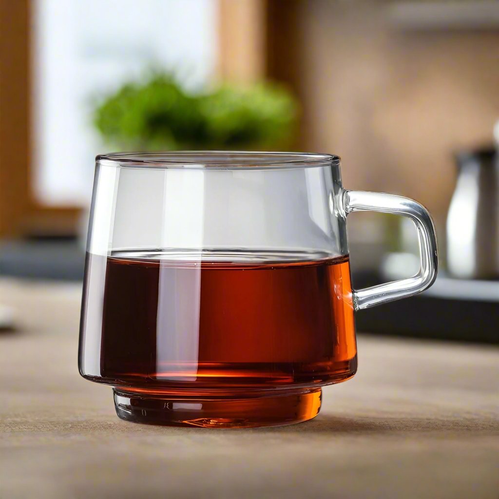 Borosilicate Colourful Glass Coffee Mug - The House Of BLOC