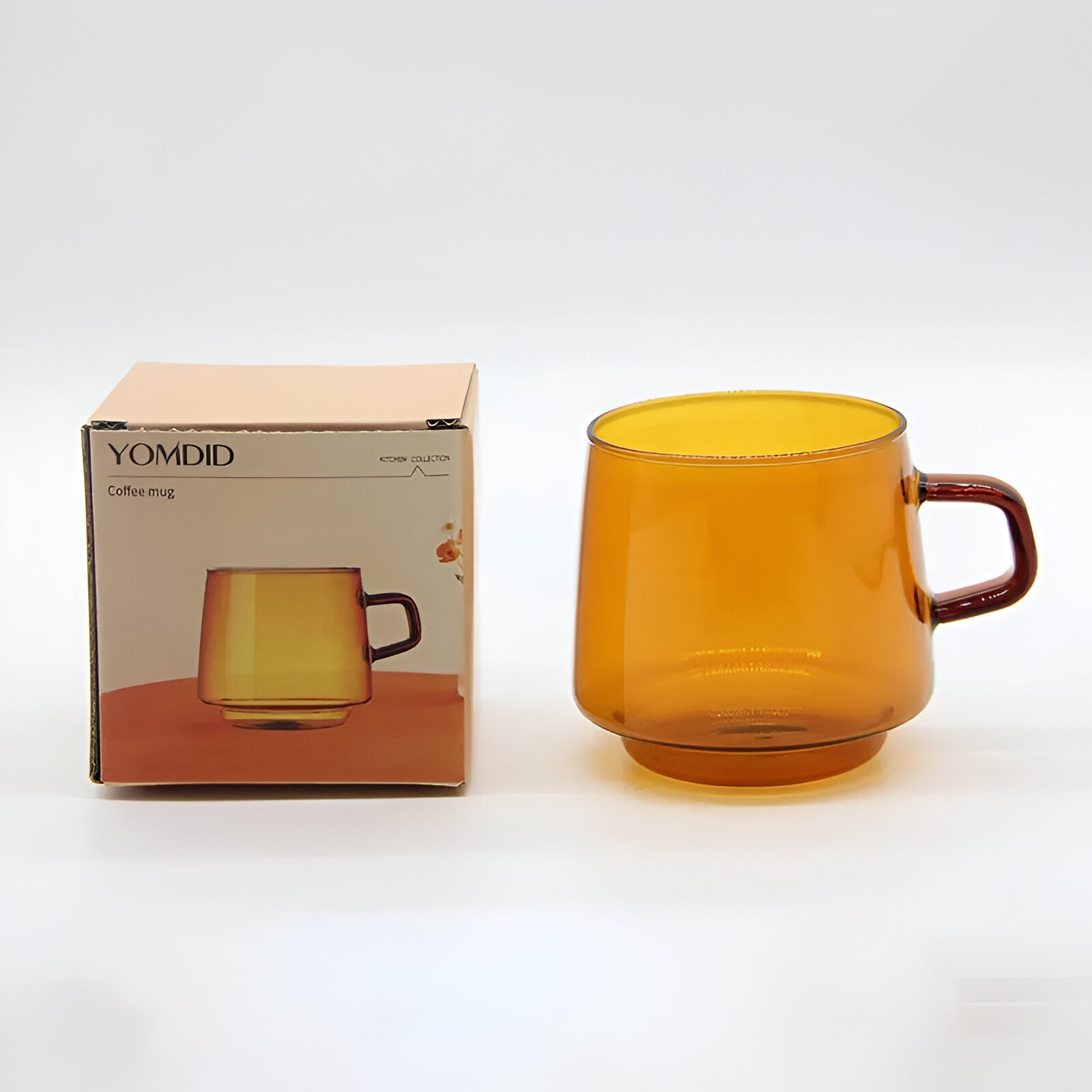 Borosilicate Colourful Glass Coffee Mug - The House Of BLOC