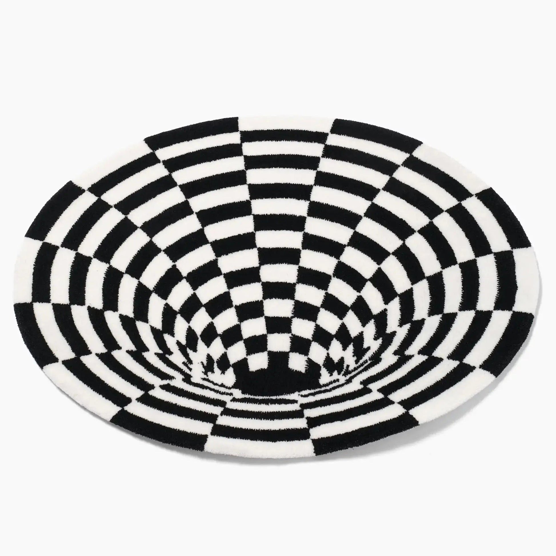 Bottomless Geometric Checkerboard Rug - The House Of BLOC