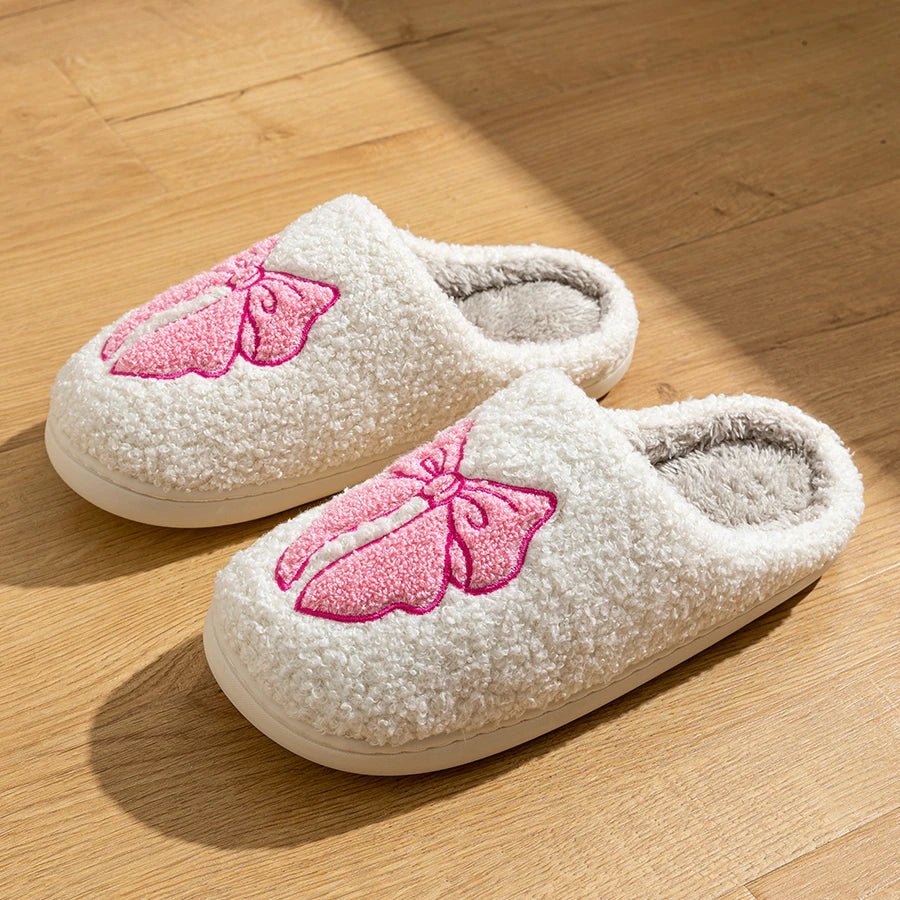 Bow Design Home Slippers - The House Of BLOC