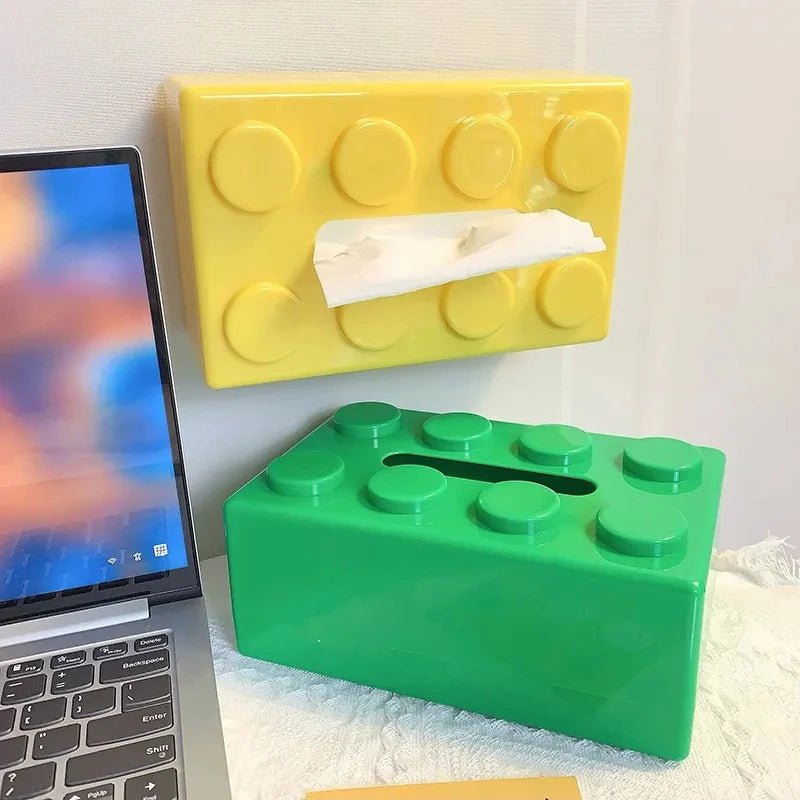 Building Blocks Tissue Box Holder - The House Of BLOC