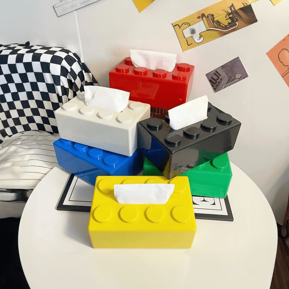 Building Blocks Tissue Box Holder - The House Of BLOC