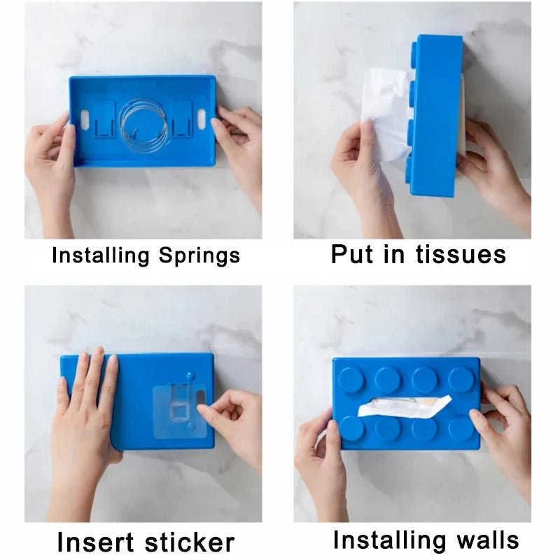 Building Blocks Tissue Box Holder - The House Of BLOC