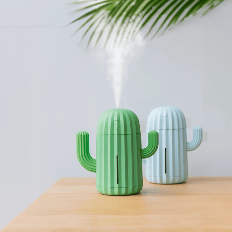 Cactus Shaped Rechargeable Aromatherapy Humidifier - The House Of BLOC