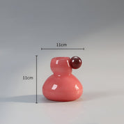 Candy Colour Abstract Glass Vase - The House Of BLOC