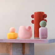 Candy Colour Abstract Glass Vase - The House Of BLOC