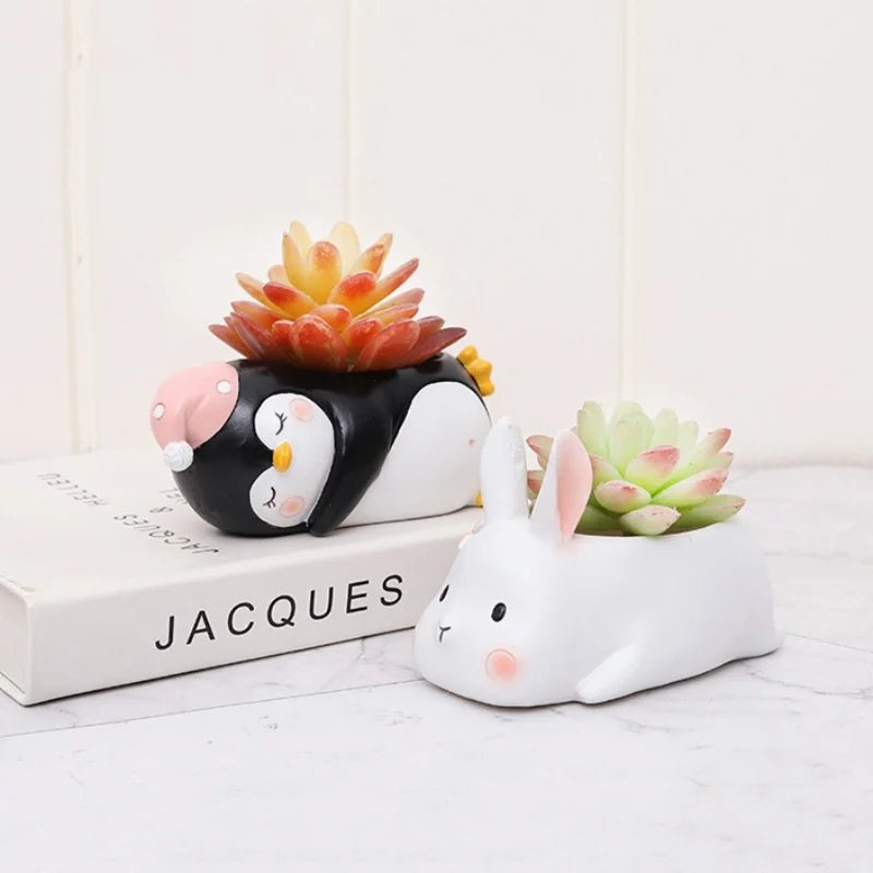 Cartoon Animal Succulent Flowerpot - The House Of BLOC