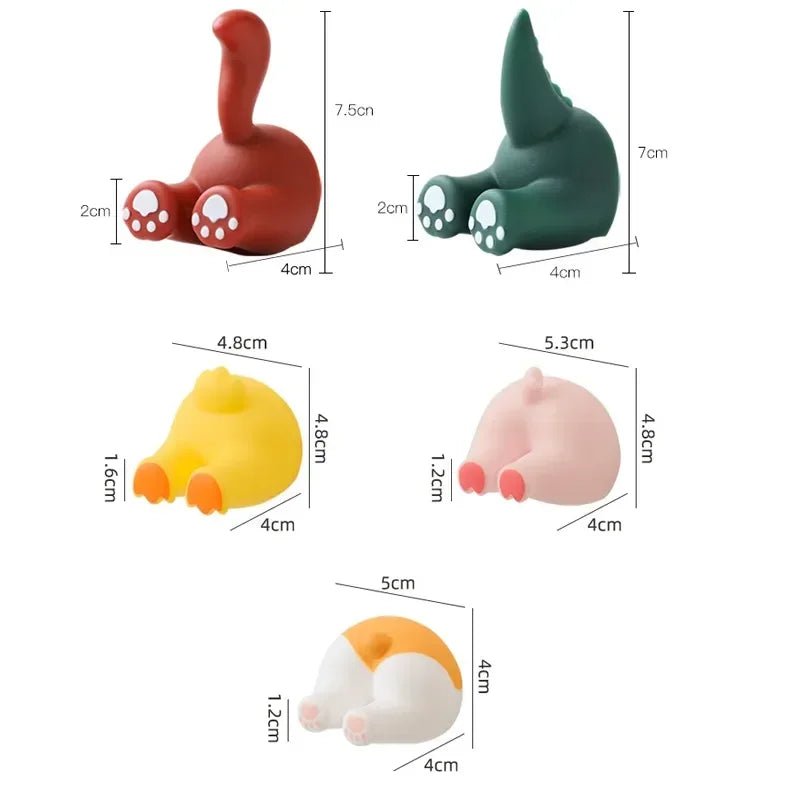 Cartoon Animal Tail Toothbrush Holder - The House Of BLOC