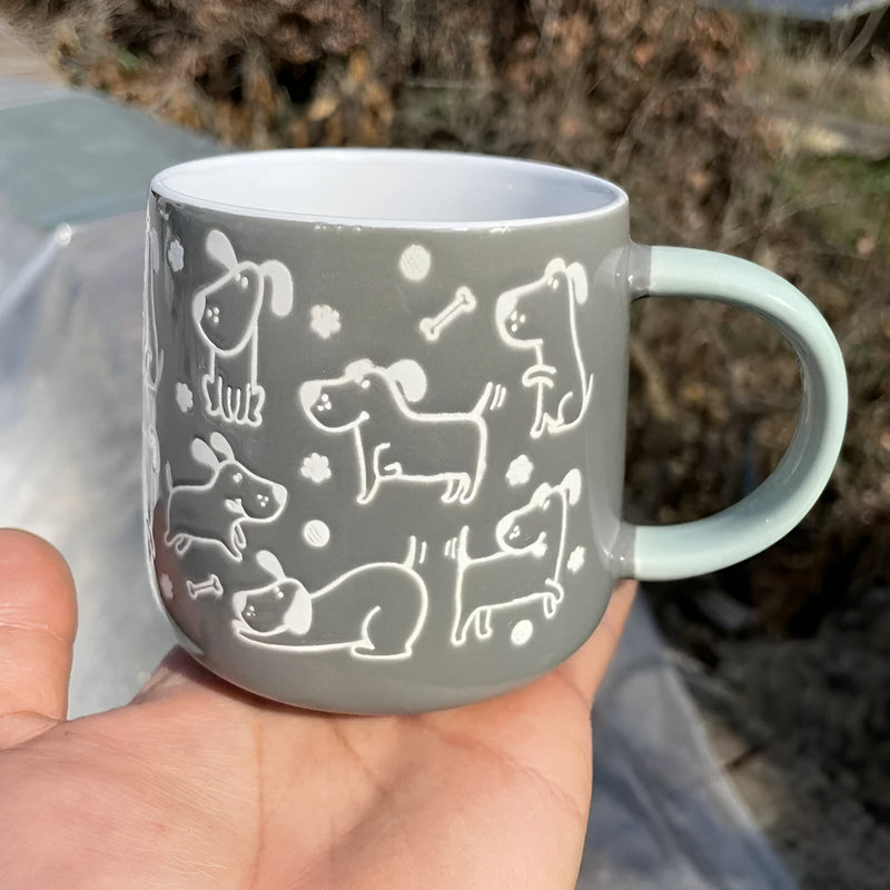 Cartoon Cat and Dog Mugs - The House Of BLOC