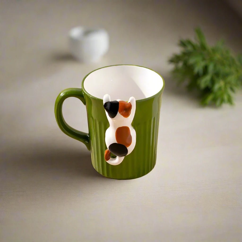 Cartoon Ceramic Cat Mug - The House Of BLOC