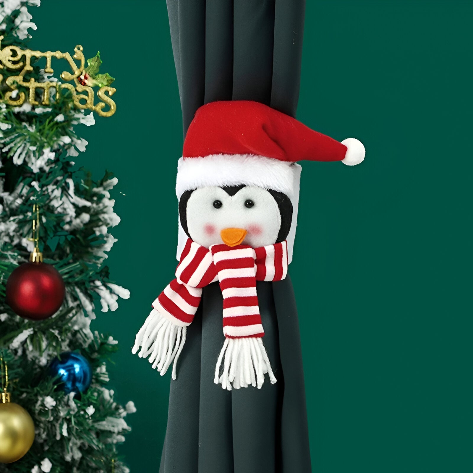 Cartoon Christmas Character Curtain Ties - The House Of BLOC