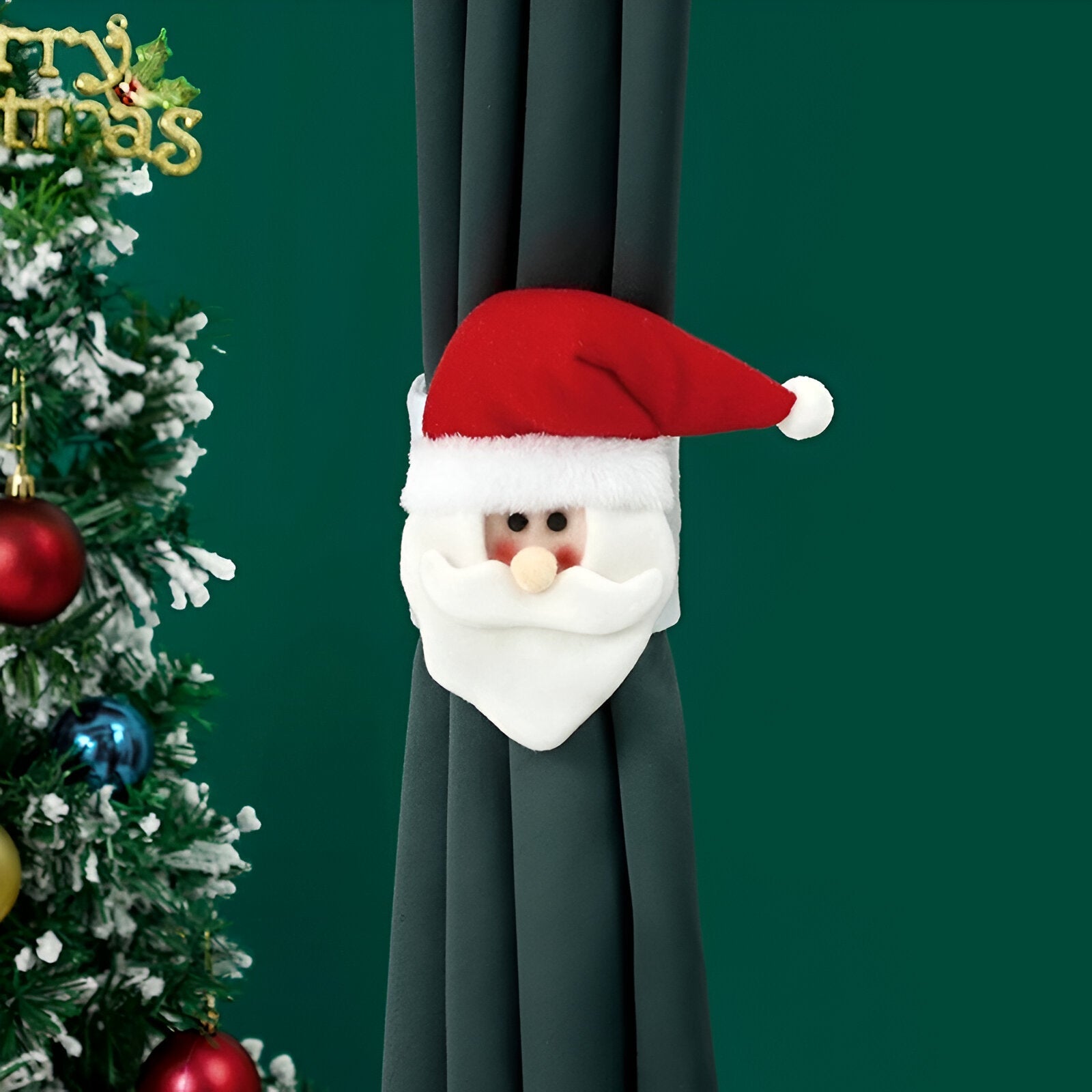 Cartoon Christmas Character Curtain Ties - The House Of BLOC