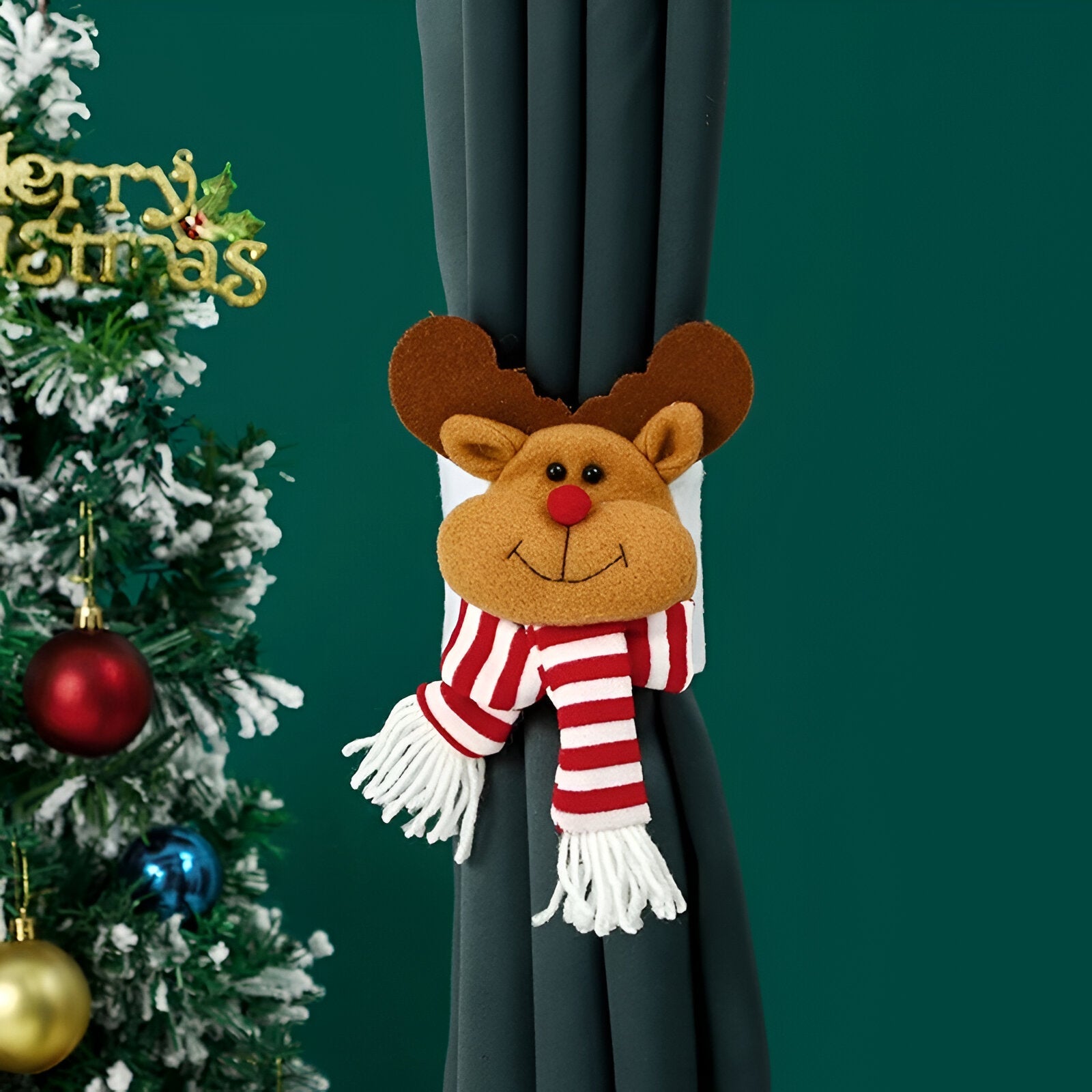 Cartoon Christmas Character Curtain Ties - The House Of BLOC