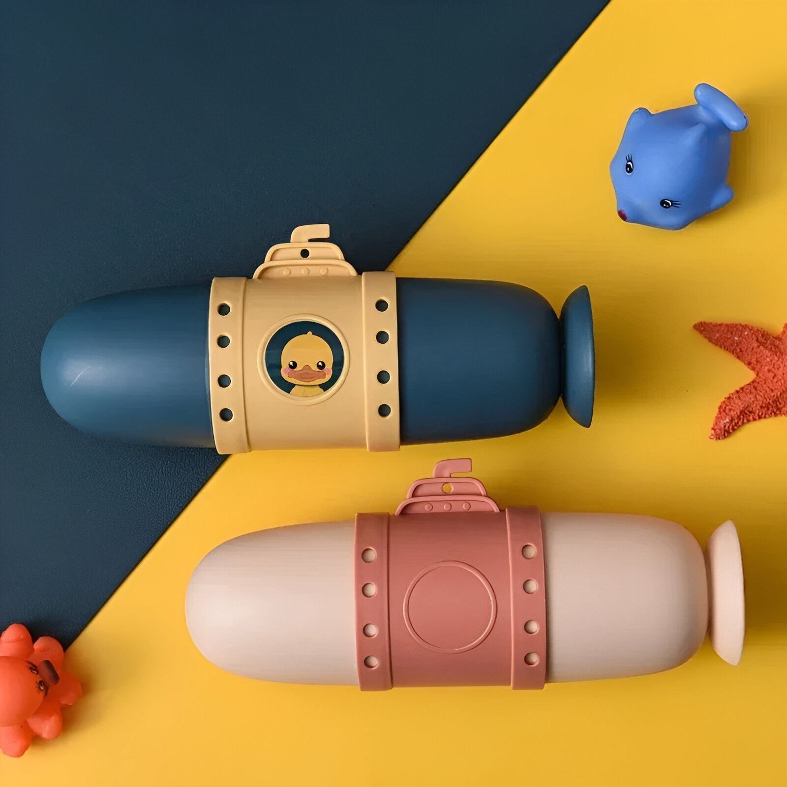 Cartoon Submarine Toothbrush Holder - The House Of BLOC