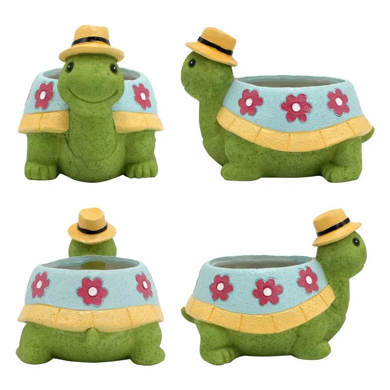 Cartoon Turtle Succulent Flower Pot - The House Of BLOC