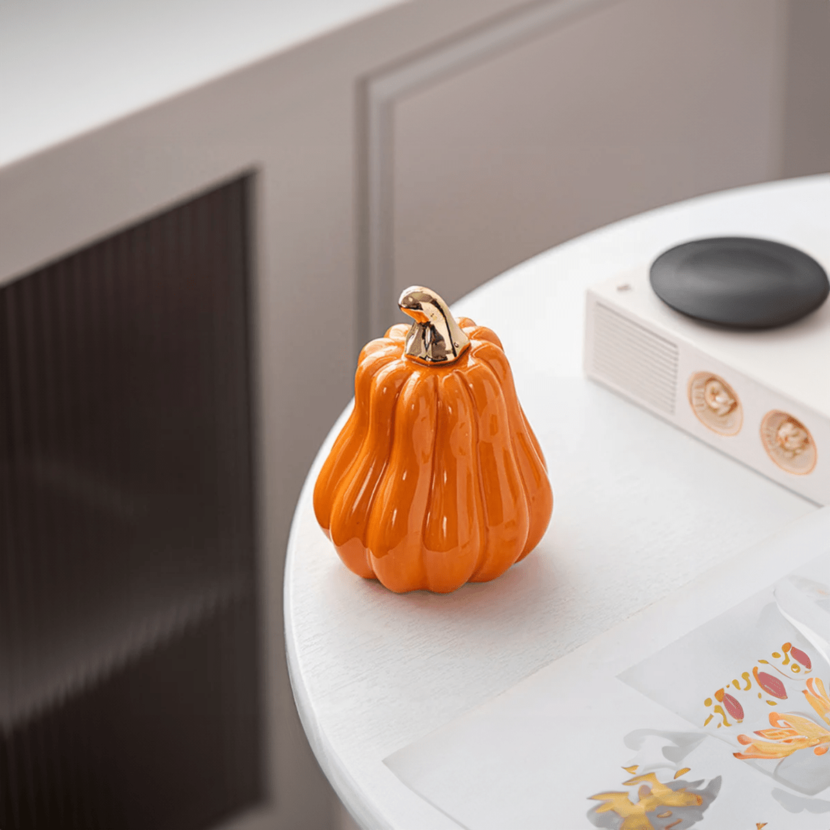 Ceramic Autumn Halloween Pumpkin Decoration - The House Of BLOC