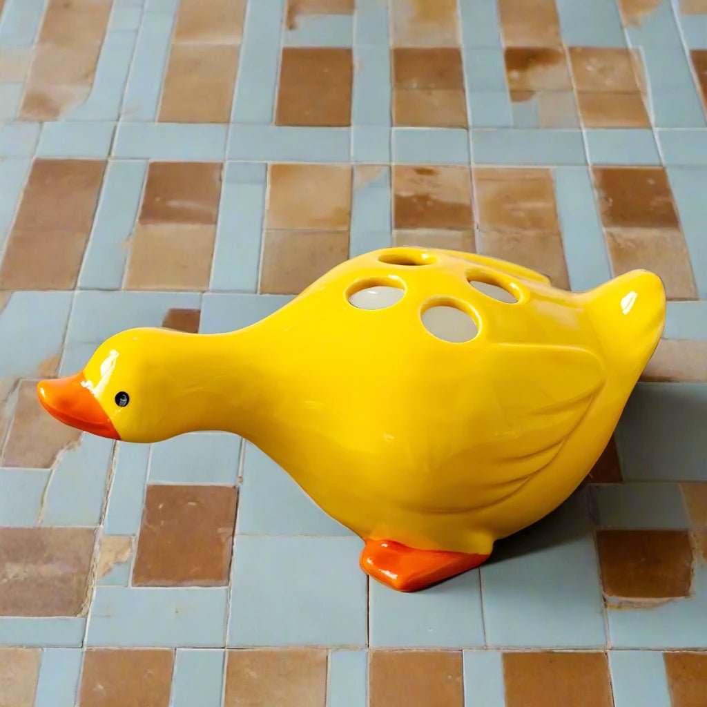 Ceramic Duck Toothbrush Holder - The House Of BLOC