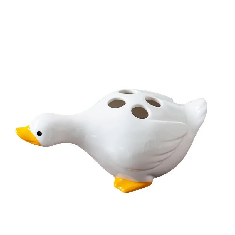 Ceramic Duck Toothbrush Holder - The House Of BLOC