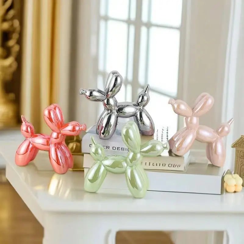 Ceramic Glossy Balloon Dog Ornament - The House Of BLOC