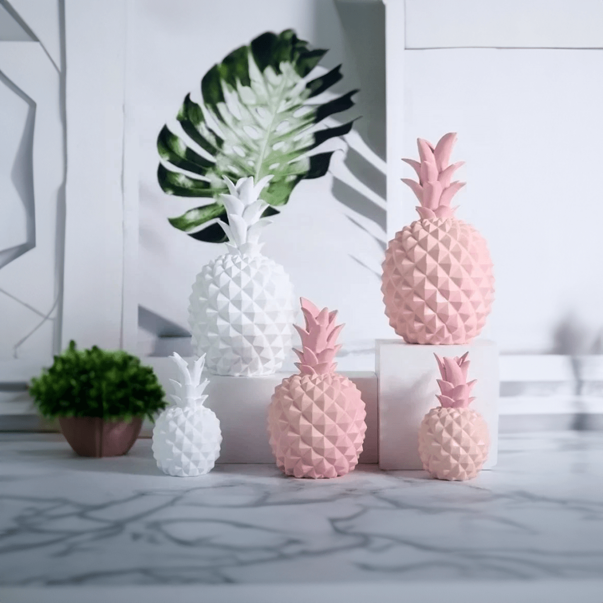 Ceramic Pineapple Table Decoration - The House Of BLOC