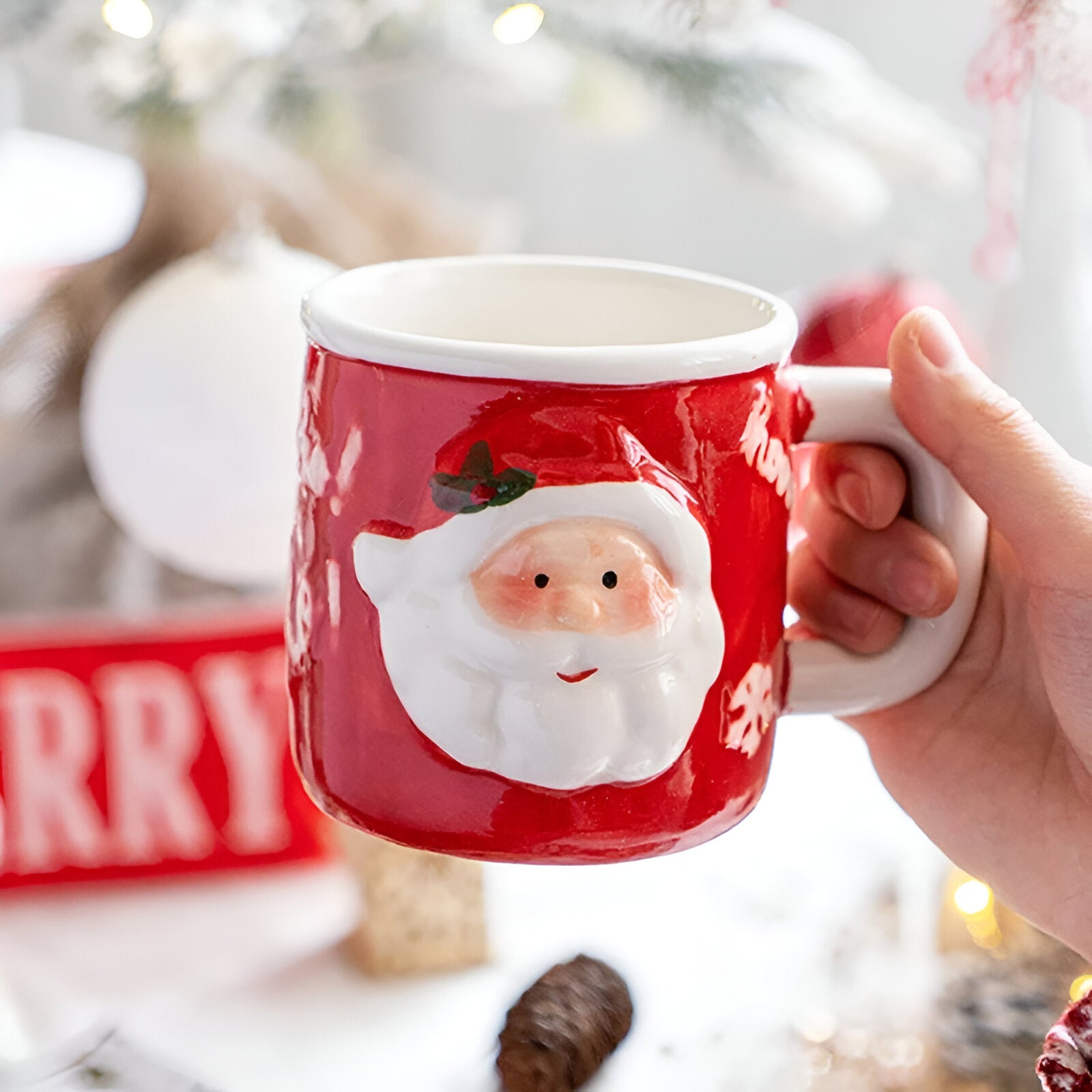 Ceramic Santa Claus Mug - The House Of BLOC