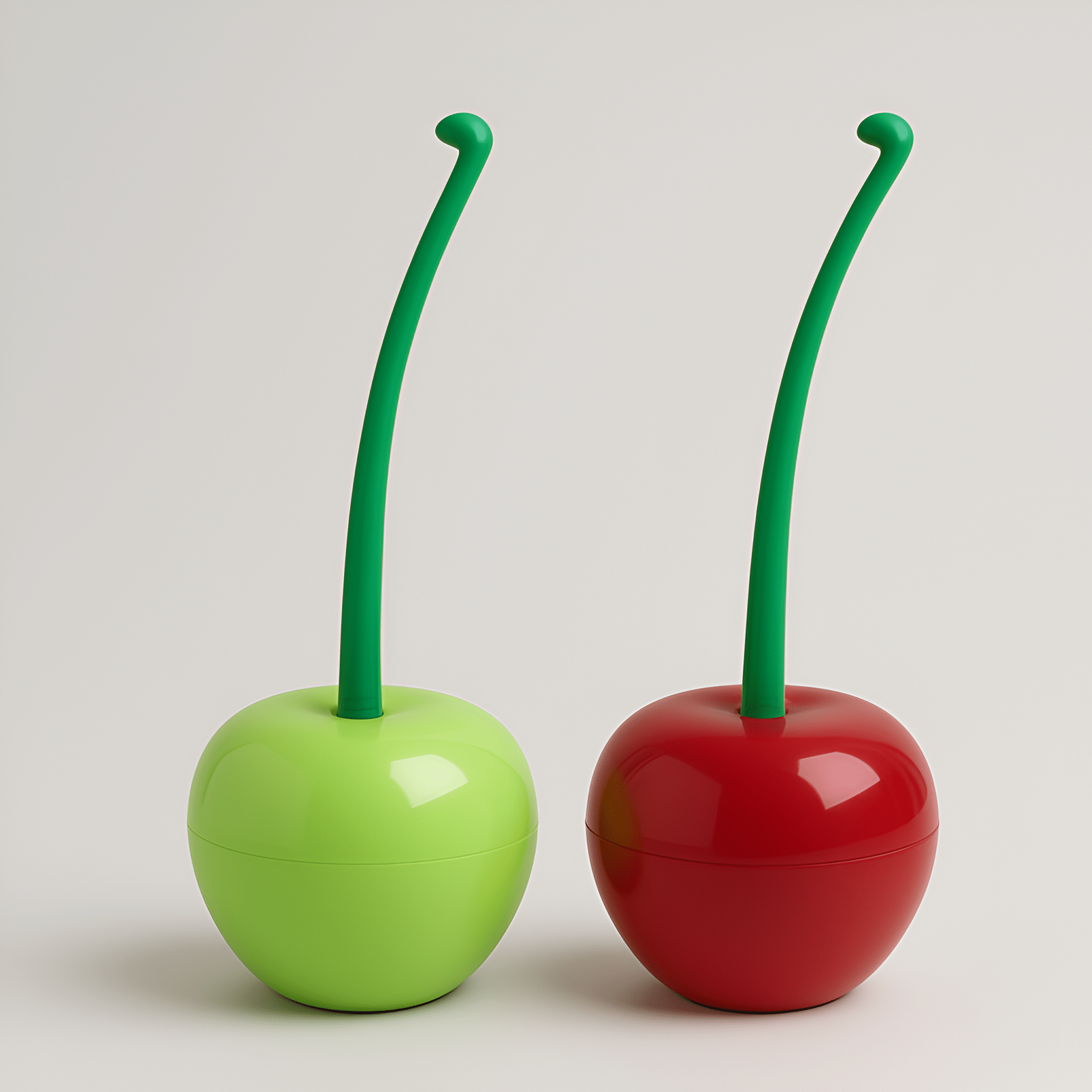 Cherry + Apple Toilet Brush + Holder - The House Of BLOC