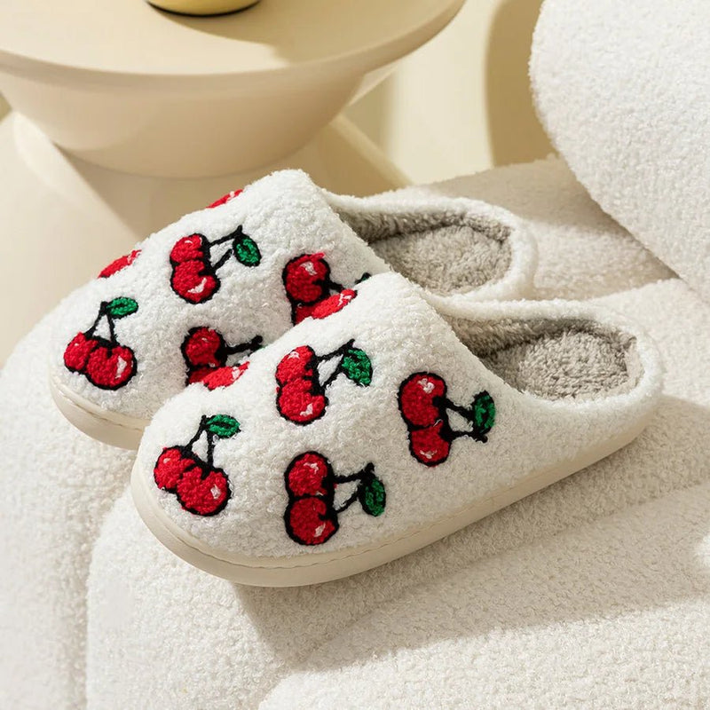 Cherry Home Slippers - The House Of BLOC